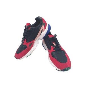 Adidas Falcon Core Black / Green / Pink / Blue / Green Women's size 10